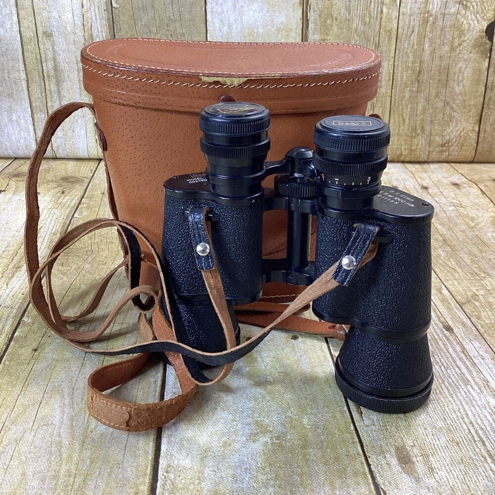 Vintage Sears 8x40 Binoculars Coated Optics Model 6210 In Case